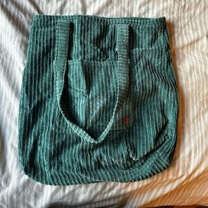 BDG Urban Outfitters Green Corduroy Tote Bag